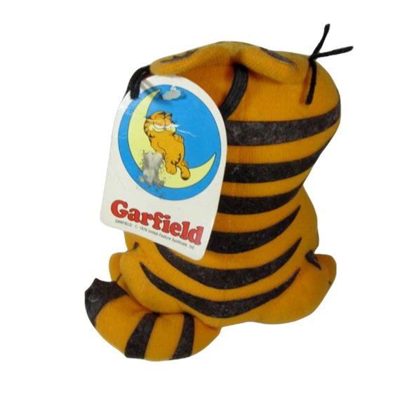 Garfield Tricot Toy Vintage Fun Farm Plush with Tags #05-0785 Fat Cat 7" tall - Picture 3 of 7